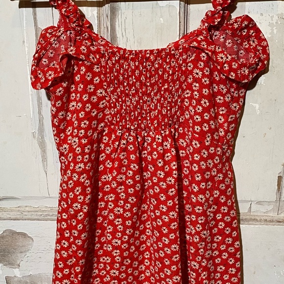Padini Authentics || Western Red Floral Mini Dress - Picture 5 of 7